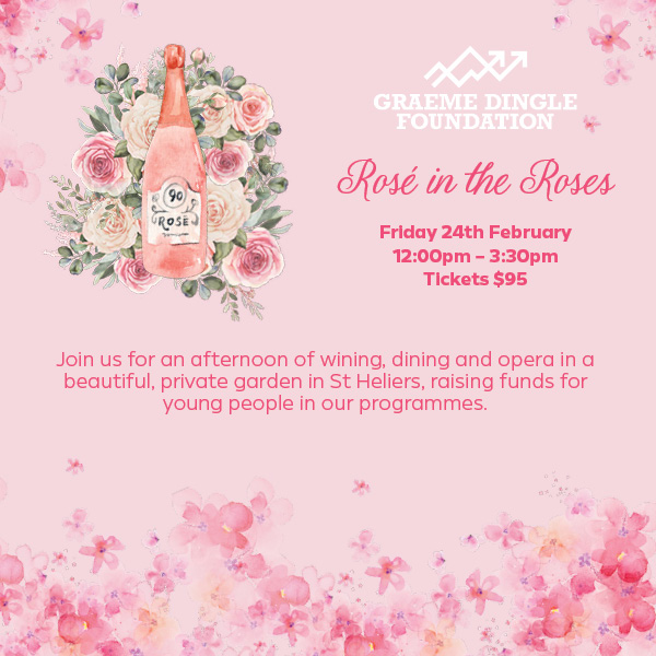 Rosé in the Roses – Charity event for the Graeme Dingle Foundation