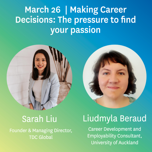Making Career Decisions: The pressure to find your passion.