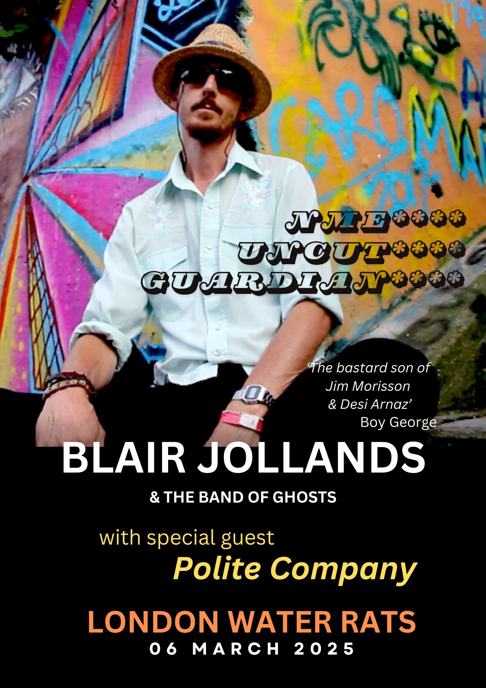 Blair Jollands & The Band Of Ghosts Official London LP Launch